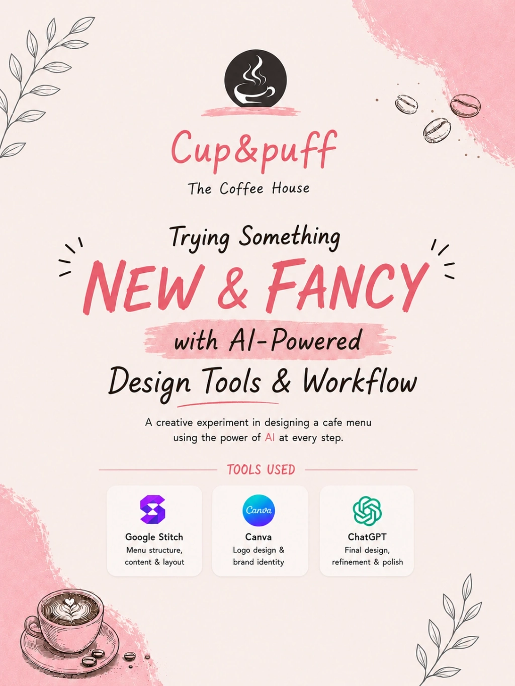 Menu Design — opening frame