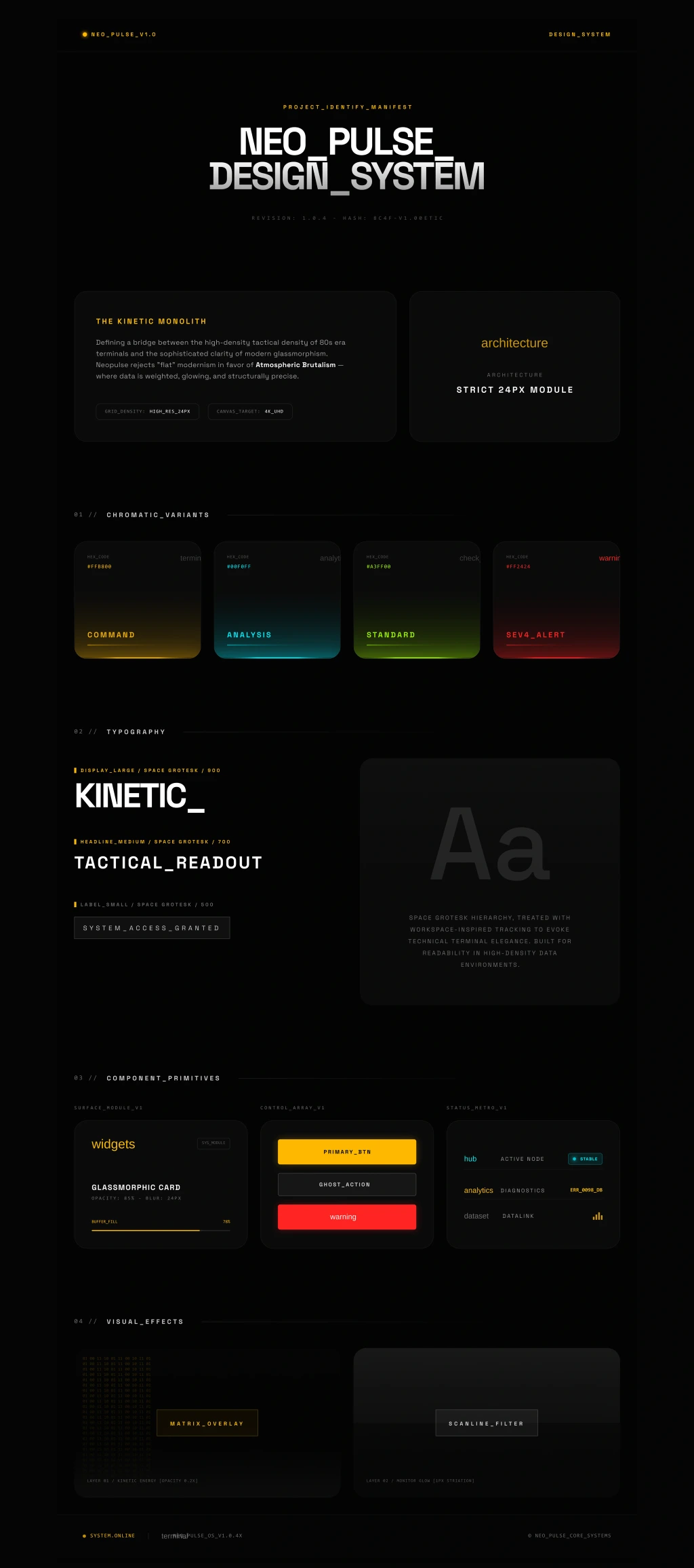 NE0_PULSE — design system