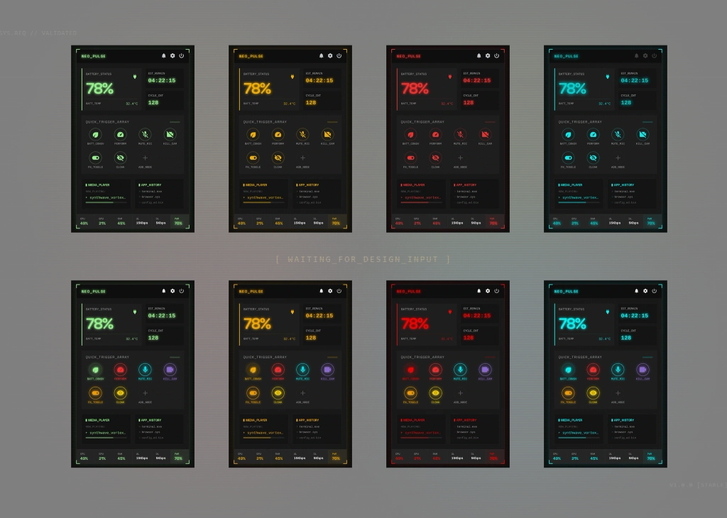 NE0_PULSE — floating widget