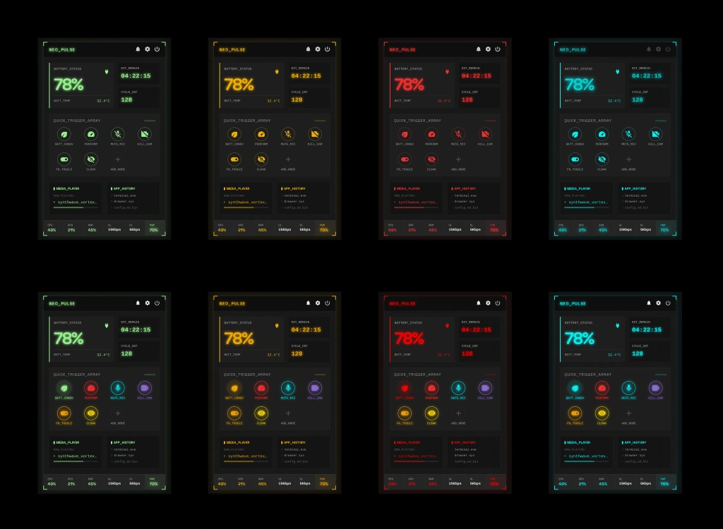 NE0_PULSE — floating widget revision