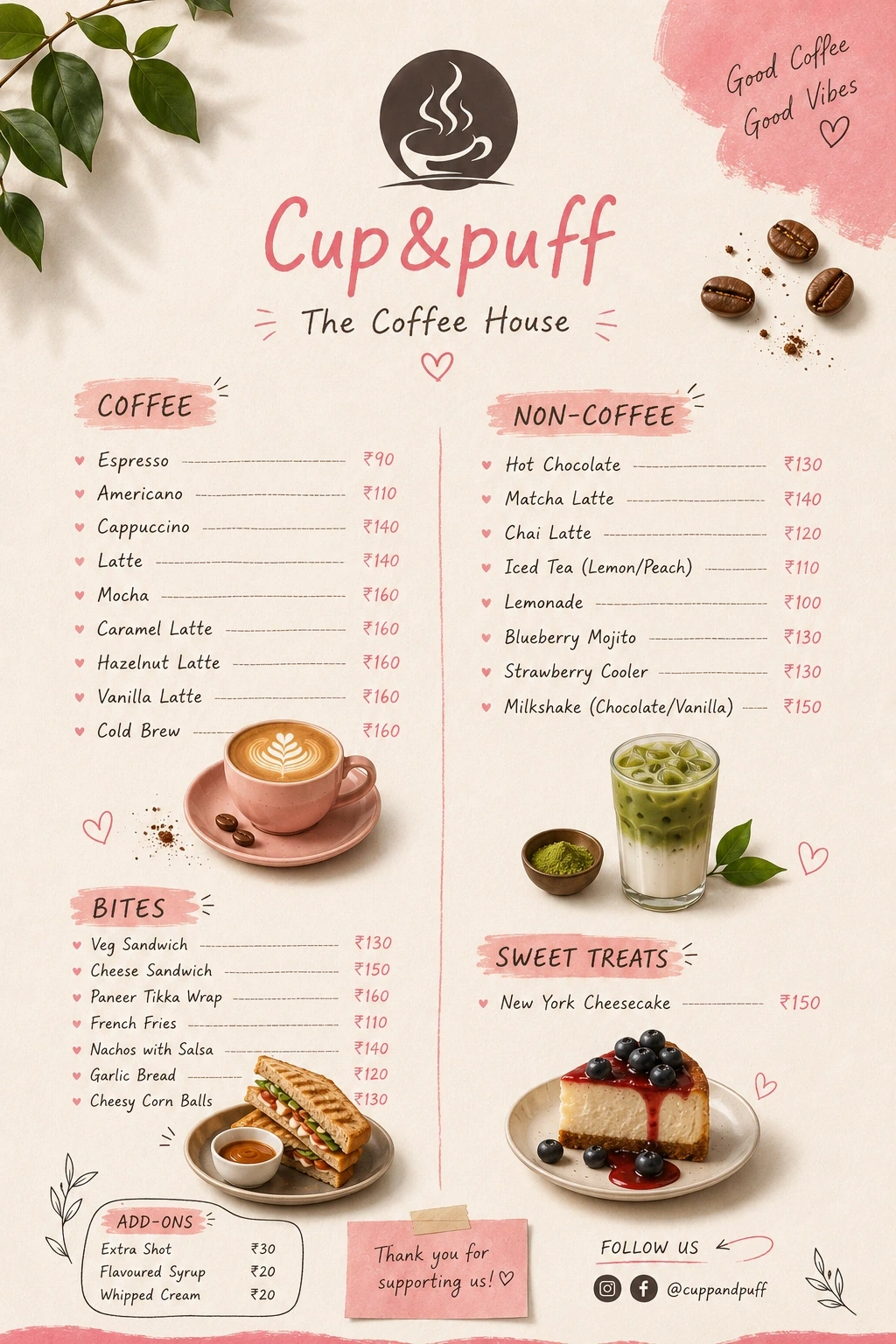 Menu Design — variant 2