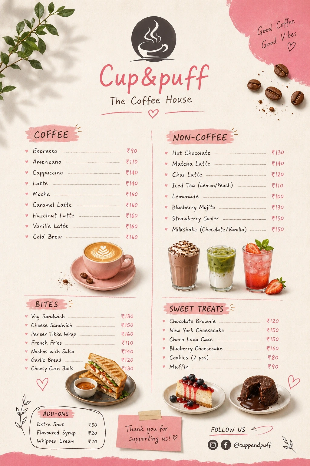 Menu Design — variant 3